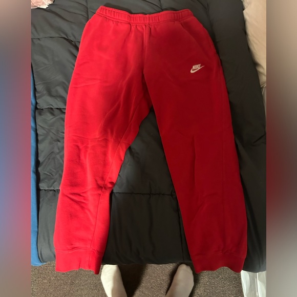 Red Nike Sweatpants - Picture 2 of 3